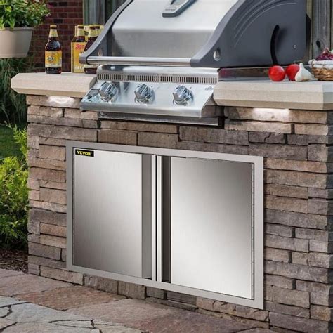 stainless steel bbq cabinet doors|outdoor stainless steel cabinet doors.